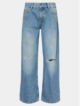 Mustang Mustang Jeansy Medley 1015030 Modrá Wide Leg