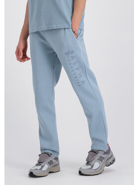 Alpha Industries Alpha Industries Joggery Embroidery Jogger Błękitny Straight Leg