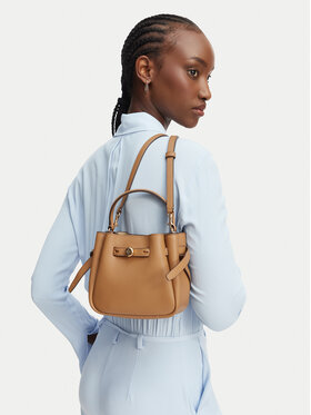 Tory Burch Tory Burch Ročna torba Romy 179988 Svetlo rjava