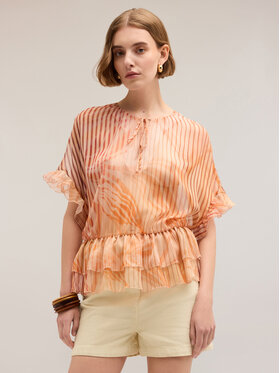 Motivi Motivi Bluzka 2722W000749N0R7 Różowy Regular Fit