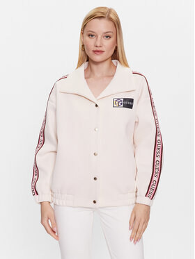 Guess Guess Übergangsjacke Beulah V3YL01 KBSK0 Écru Regular Fit