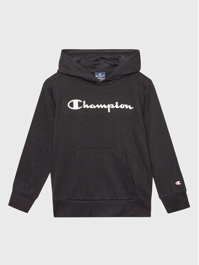 Champion Champion Majica dugih rukava 306277 Crna Regular Fit
