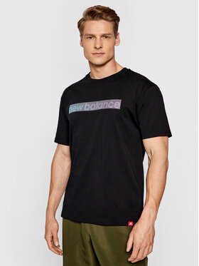 New Balance New Balance T-Shirt MT01544 Černá Relaxed Fit