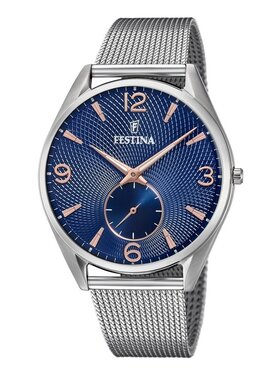 Festina Festina Zegarek F6869/2 Srebrny