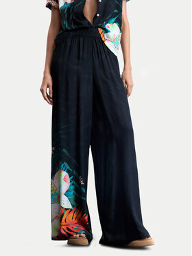 Desigual Desigual Pantaloni din material Daikiri 26SWPW52 Negru Regular Fit