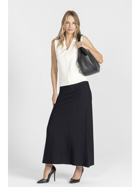 Deni Cler Milano Deni Cler Milano Spódnica maxi T-DC-751D-E5-20-90-1 Czarny A-Line Fit