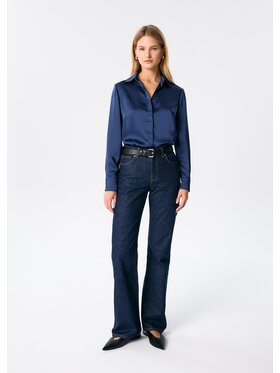 MARI PRETI MARI PRETI Koszula Whisper Granatowy Regular Fit