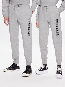 Converse Converse Sportinės kelnės Unisex All Star Single Screen Print 10024569-A02 Pilka Standard Fit