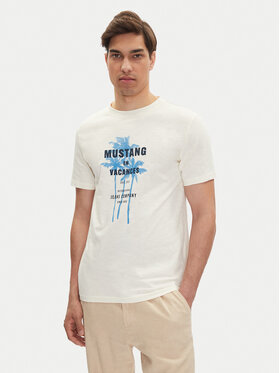Mustang Mustang T-Shirt Austin 1016490 Weiß Regular Fit