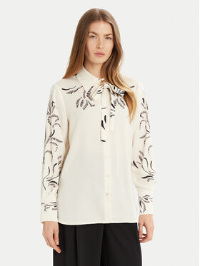 Marella Marella Camicia Yacht 2513111043 Écru Relaxed Fit