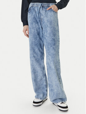 Roxy Roxy Džínsy Saltwater ERJDP03338 Modrá Loose Fit
