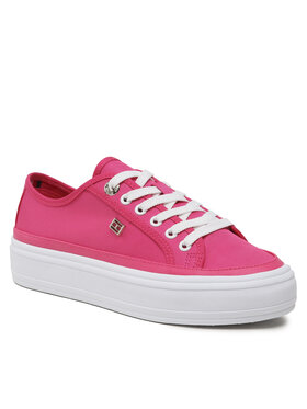 Tommy Hilfiger Tommy Hilfiger Sneakers aus Stoff Essential Vulc Canvas Sneaker FW0FW07459 Rosa