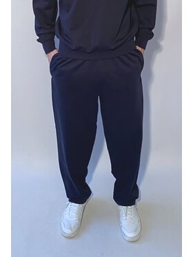 TeeShoppen TeeShoppen Joggery 'Basic Collection' Granatowy Regular Fit