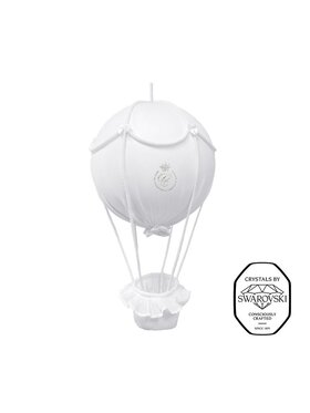 Caramella Caramella Dekoracja balon dekoracyjny Royal z kryształami Swarovski® duży Biały