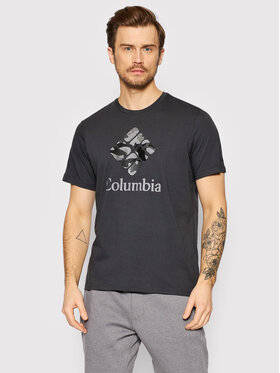 Columbia Columbia T-shirt Rapid Ridge Graphic 1888813 Grigio Regular Fit