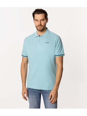 Lee Cooper Lee Cooper Polo TOMM 5026 Turkusowy Regular Fit
