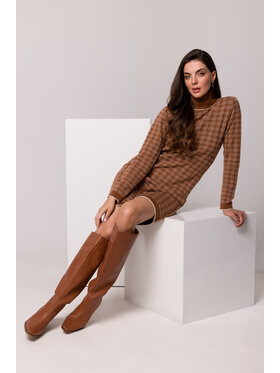 BeWear BeWear Sweter BK103 Pomarańczowy Comfortable Fit