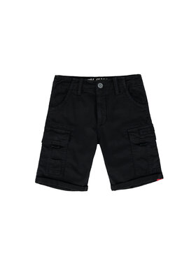 Alpha Industries Alpha Industries Szorty Crew Short Kids Czarny Regular Fit