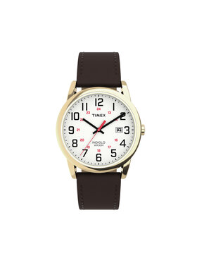 Timex Timex Ročna ura Easy Reader® Classic TW2Y12700 Rjava