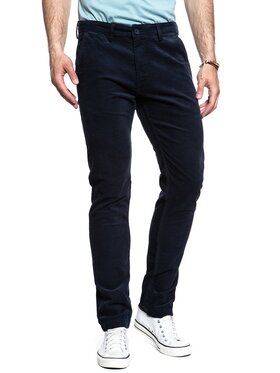 Lee Lee Chinosy CHINO Niebieski Slim Fit