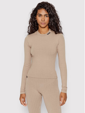 NEBBIA NEBBIA Bluza 415 Rjava Slim Fit