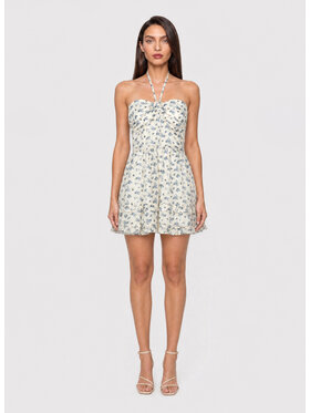 Love Saints Love Saints Sukienka letnia L26LF-SU-K14 Biały Slim Fit