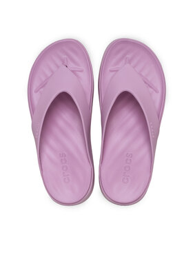Crocs Crocs Šlepetės per pirštą Getaway Platform Flip 209410 Rožinė