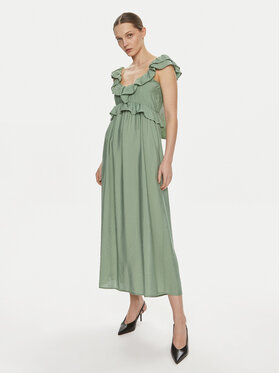 Vero Moda Vero Moda Rochie de vară Josie 10303761 Verde Regular Fit
