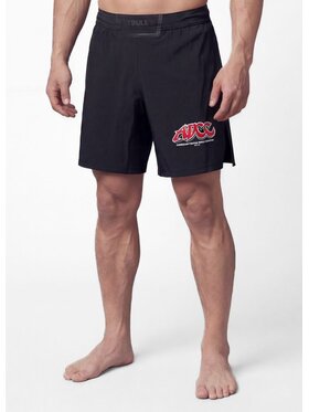 PITBULL PITBULL Szorty sportowe ADCC Czarny Regular Fit