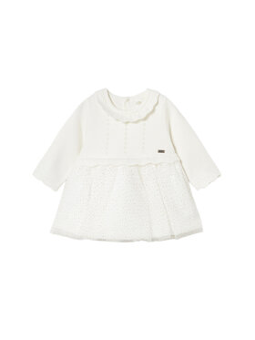 Mayoral Mayoral Elegantne kleit 2815 Beež Regular Fit