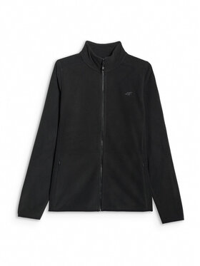 4F 4F Bluza BASIC+ Czarny Slim Fit