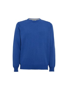 ACANFORA ACANFORA Sweter 10300-11 Niebieski Regular Fit