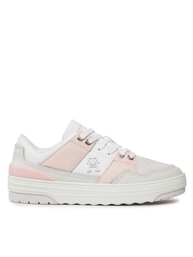Tommy Hilfiger Tommy Hilfiger Sneakersy Th Basket Sneaker Lo FW0FW07756 Szary