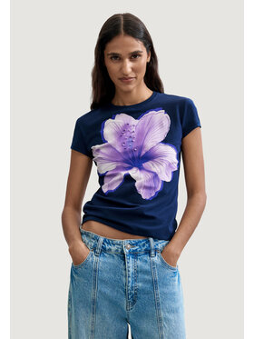 Desigual Desigual T-shirt TS_YOKOHAMA Blu Casual Fit