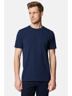 Lancerto Lancerto T-Shirt Jeffrey TS073124000006 Granatowy Regular Fit