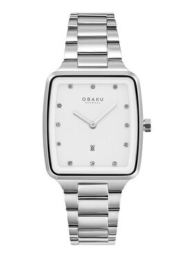 Obaku Obaku Zegarek V271LDCWSC Srebrny