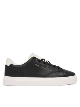 Tommy Hilfiger Tommy Hilfiger Sneakersy Th Feminine Cupsole Leather FW0FW09105 Černá