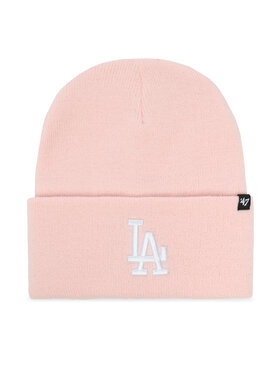 47 Brand 47 Brand Czapka Mlb Los Angeles Dodgers Haymaker 47 Cuff Knit B-HYMKR12ACE-PK Różowy