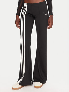 adidas adidas Legíny Ribbon Off Placed 3-Stripes JX2697 Černá Flared Fit