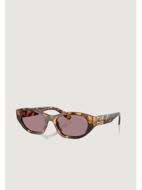Miu Miu Miu Miu Okulary przeciwsłoneczne 0MU A03S 14L20I Brązowy