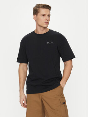 Columbia Columbia Tričko Butte™ 2071701 Čierna Relaxed Fit