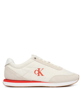 Calvin Klein Jeans Calvin Klein Jeans Sneakersy Retro Runner Ess Mix Mat YM0YM01361 Beżowy