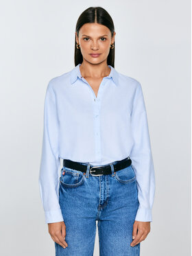 BIG STAR BIG STAR Koszula HANSAI Niebieski Comfort Fit