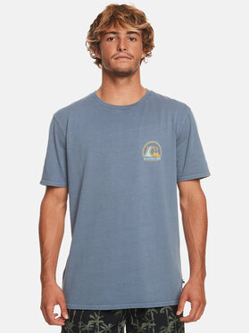 Quiksilver Quiksilver T-shirt Cleancircle Tees EQYZT07491 Plava Regular Fit