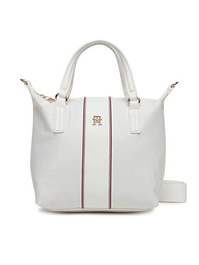 Tommy Hilfiger Tommy Hilfiger Táska Poppy Small Tote Corp AW0AW17204 Ekru