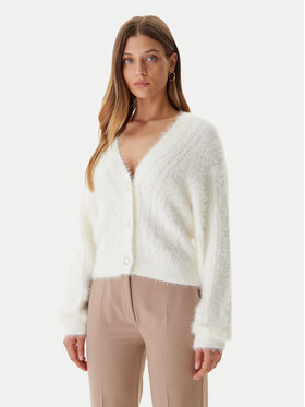 Guess Guess Kardigán W5BR0D Z3BH0 Ekru Relaxed Fit