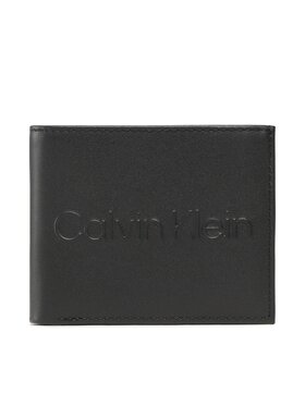 Calvin Klein Calvin Klein Duży Portfel Męski Ck Set Bifold 5cc W/Coin K50K509972 Czarny