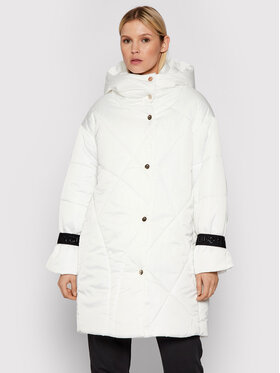 Liu Jo Sport Liu Jo Sport Пухено яке TF1026 T4558 Бял Regular Fit