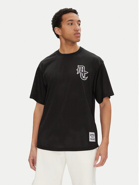 DC DC T-krekls No Hitter ADYKT03254 Melns Regular Fit