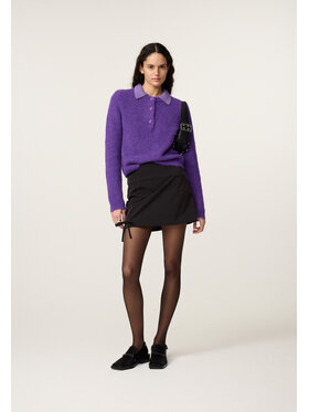 Fabienne Chapot Fabienne Chapot Sweter 6755-1857-177 Fioletowy Regular Fit